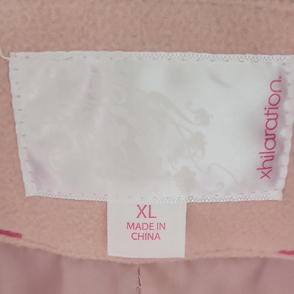 Xhilaration Women's Double-Breasted Pea Coat in Blush Pink - Picture 5 of 12